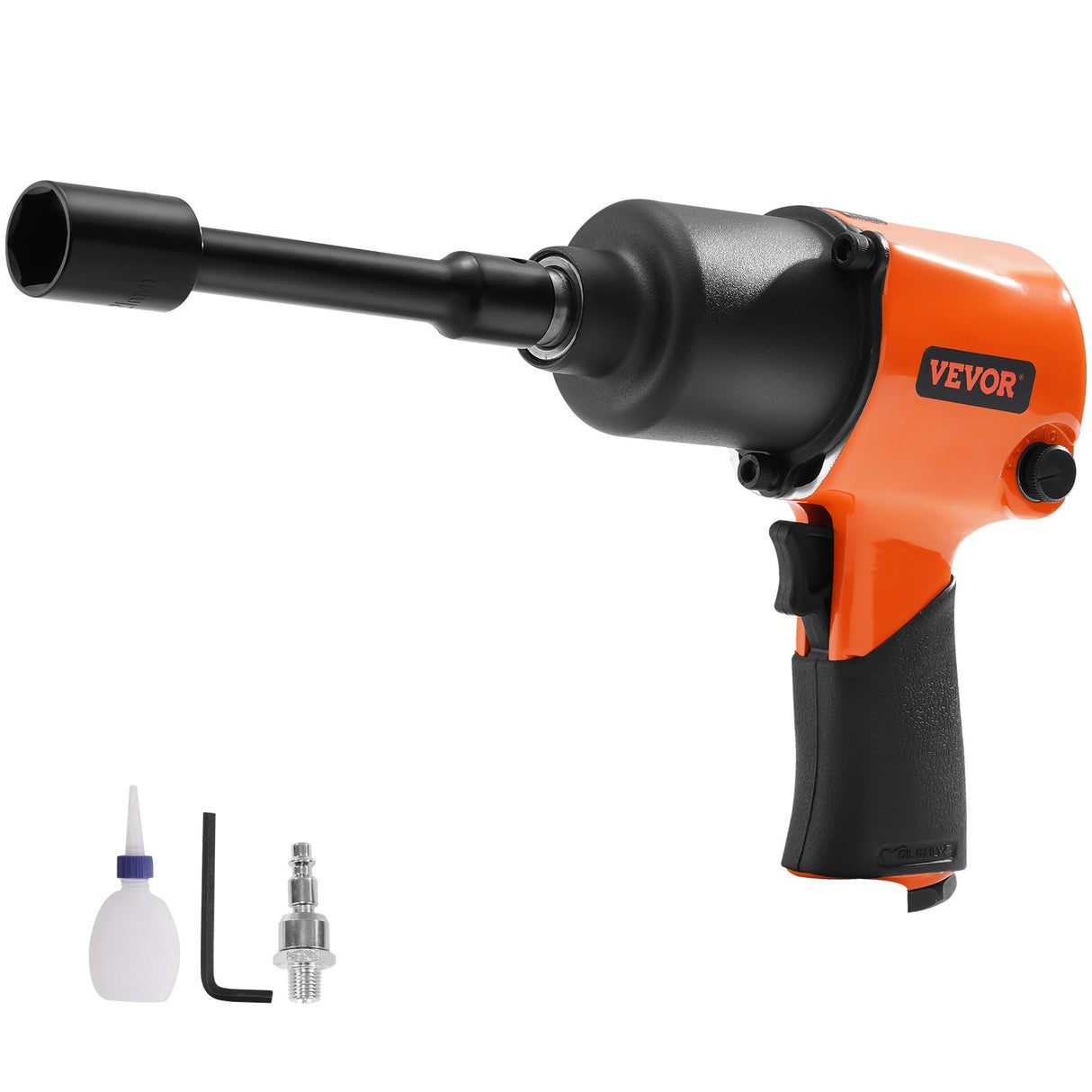 VEVOR Air Impact Wrench, 1/2" Drive Air Impact Gun Up to 880ft-lbs Nut-busting Torque, 7500RPM Lightweight Pneumatic Tool for