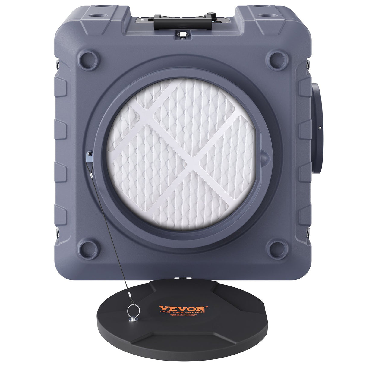 VEVOR Air Scrubber with 3-Stage Filtration, Stackable Negative Air Machine 800 CFM, Air Cleaner with MERV10, Carbon, H13 HEPA, for Home, Industrial and Commercial Use