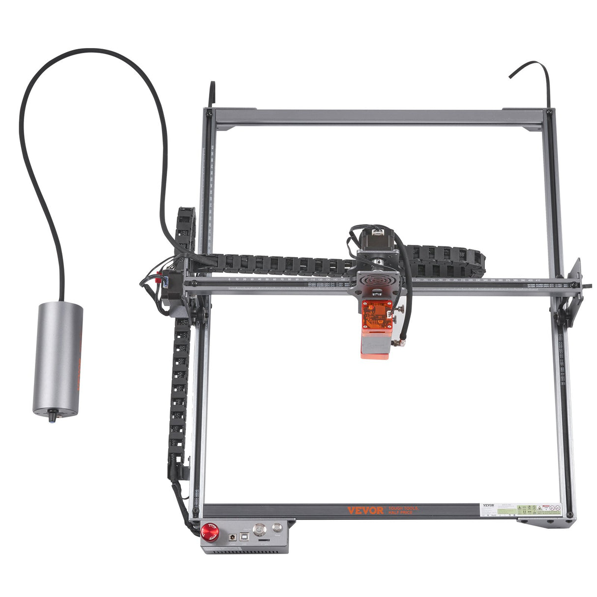 VEVOR Laser Engraver, 10W Output Laser Engraving Machine, 15.7" x 15.7" Large Working Area, 10000mm/min Movement Speed, Compressed Spot with Rotary