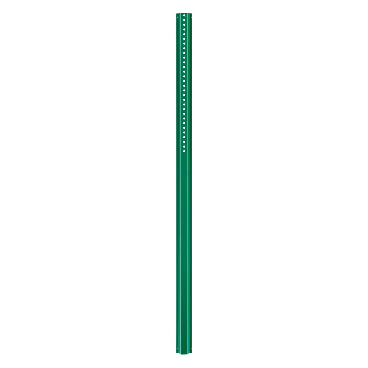 VEVOR 6FT U-Channel Sign Post, 4Pack Green Heavy Duty Steel Fixed Fence Post, Steel Fence U-Channel Sign for Garden, Courtyard, Farm or Traffic Intersection