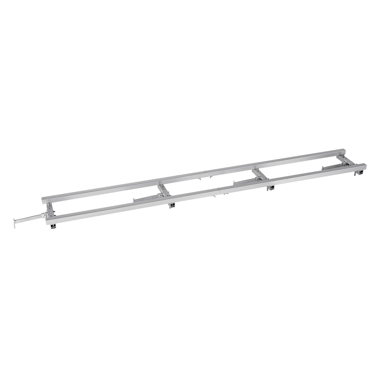 VEVOR Rail Mill Guide System, 9 ft Milling Guide, 4 Crossbar Kits Chainsaw Mill Rail Guide, Aluminum Adjustable Saw Mill Rail System Work with