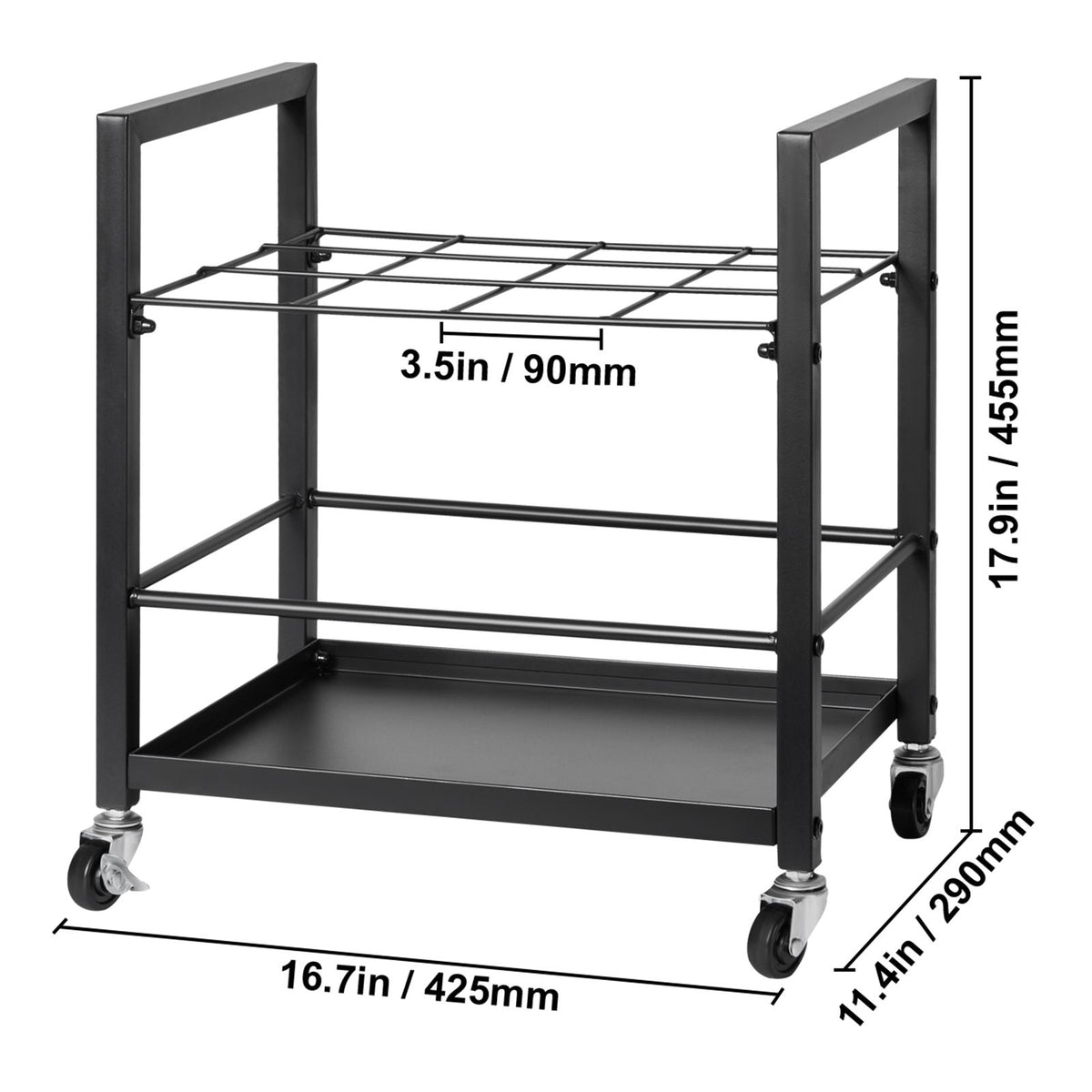 Blueprint Storage Rack, 12 Slots Blueprint Holder with Wheels, Mobile Metal Blueprint Storage Cart for Map Poster Architectural Construction Plan, Roll File Organizer for Home, Office, School