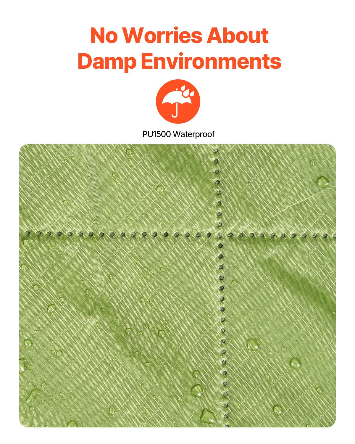 VEVOR Camping Blanket 2.08 m x 1.4 m Warm Stadium Blanket 330GSM Outdoor Travel