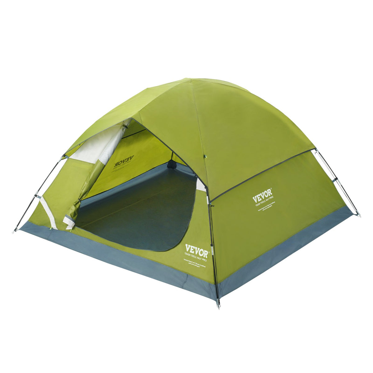 Camping Tent, 7 x 7 x 4 ft Fit for 6 Person, Waterproof Lightweight Backpacking Tent, Easy Setup, with Door and Window, for Outdoor Family Camping, Hiking, Hunting, Mountaineering Travel