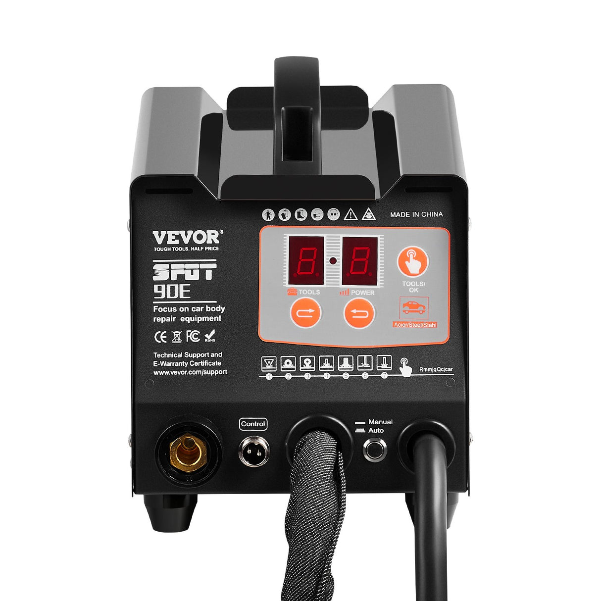 VEVOR Spot Welder Dent Puller 3KW Stud Welder Dent Repair Kit with 2 Welding Gun