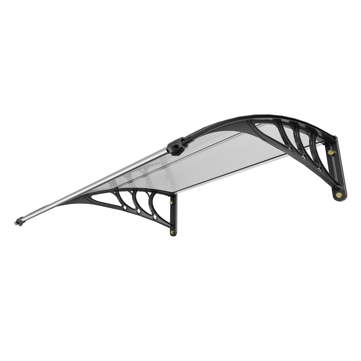 VEVOR Window Door Awning Canopy 40" x 40", UPF 50+ Polycarbonate Entry Door Outdoor Window Awning Exterior, Front Door Overhang Awning for Sun Shutter