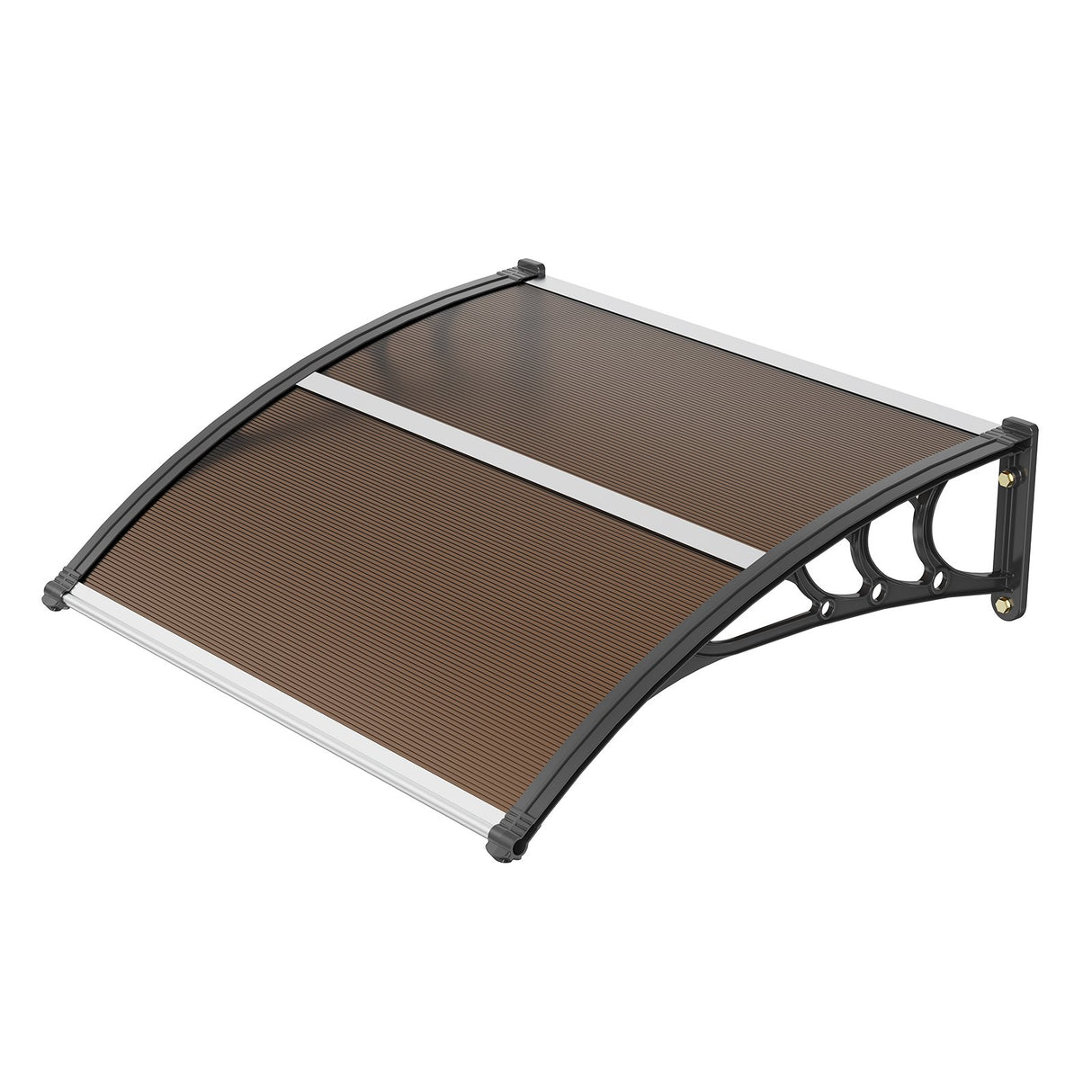 VEVOR Window Door Awning Canopy 40" x 40", UPF 50+ Polycarbonate Entry Door Outdoor Window Awning Exterior, Front Door Overhang Awning for Sun Shutter