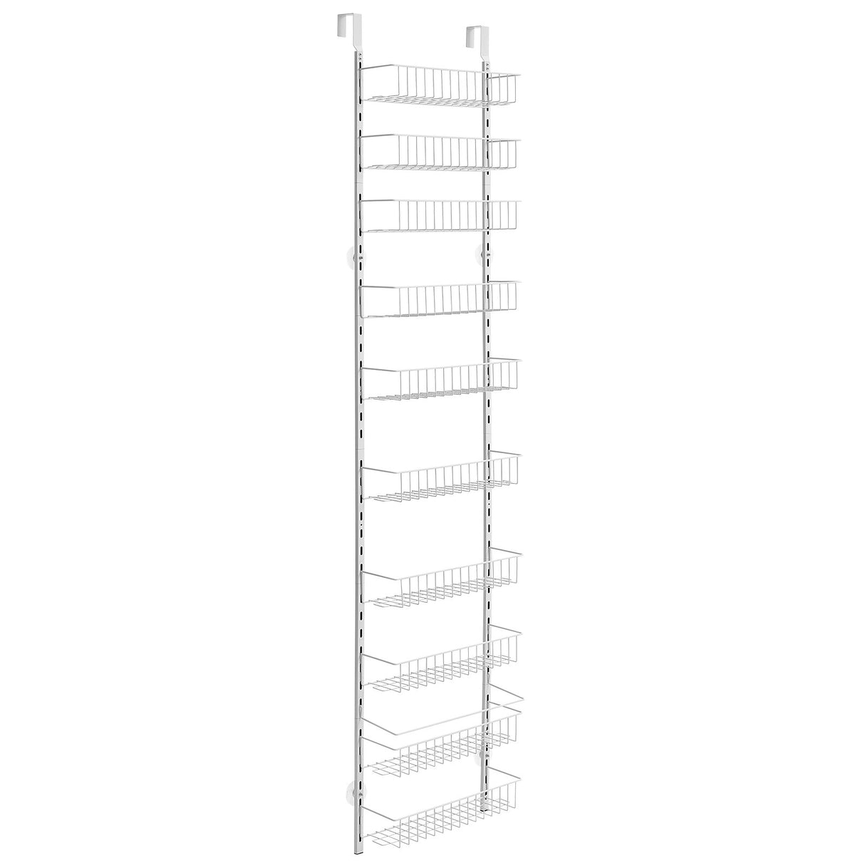 VEVOR 10-Tier Over the Door Pantry Organizer Hanging Storage Rack Adjustable