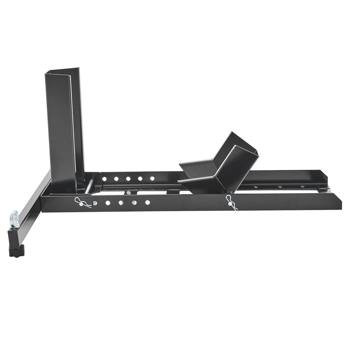 VEVOR Motorcycle Wheel Chock Upright, 816.5 kg Capacity, Heavy-duty Steel Motorcycle Front Wheel Stand with 6 Adjustable Holes, For 381-558.8 mm Off-Road Motorcycles, Standard Motorcycles