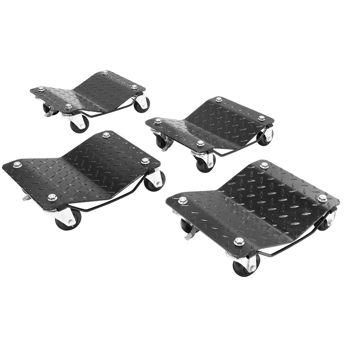 VEVOR Car Dolly Wheel Tire Dolly 4 PCS Heavy Duty Skate Auto Repair Dolly 6000LB