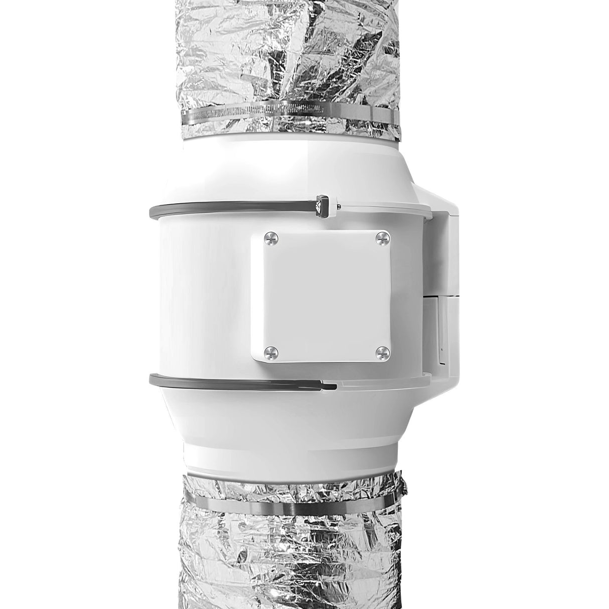 VEVOR Dryer Vent Hose, 152.4MM Insulated Flexible Duct 7.62M Long with 2 Duct Clamps, Heavy-Duty Three Layer Protection for HVAC Heating Cooling