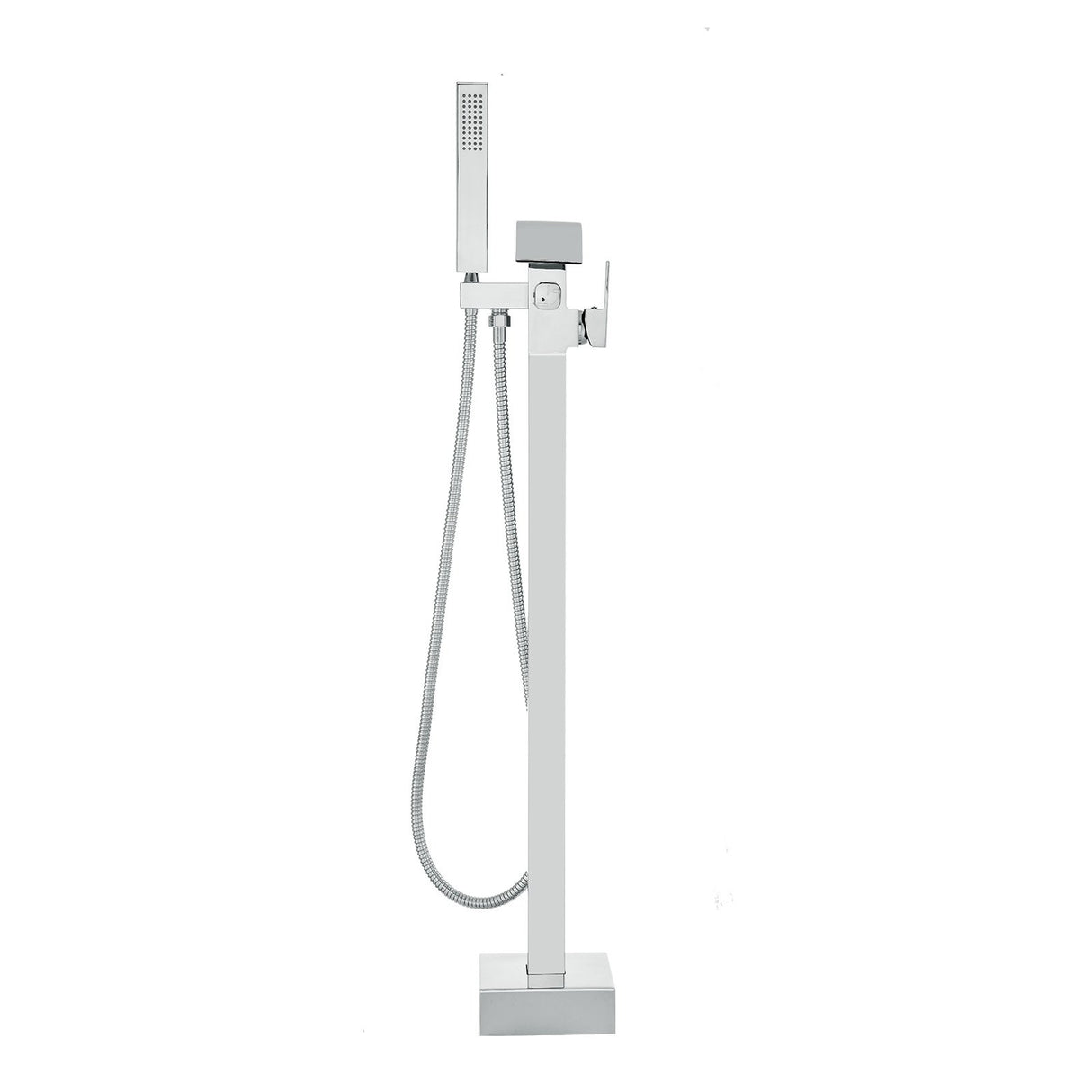VEVOR Freestanding Bathtub Faucet, Floor Mount, Freestanding Tub Filler, Shower Mixer Taps, Two Water Modes, 360? Swivel Spout, for Bathing &
