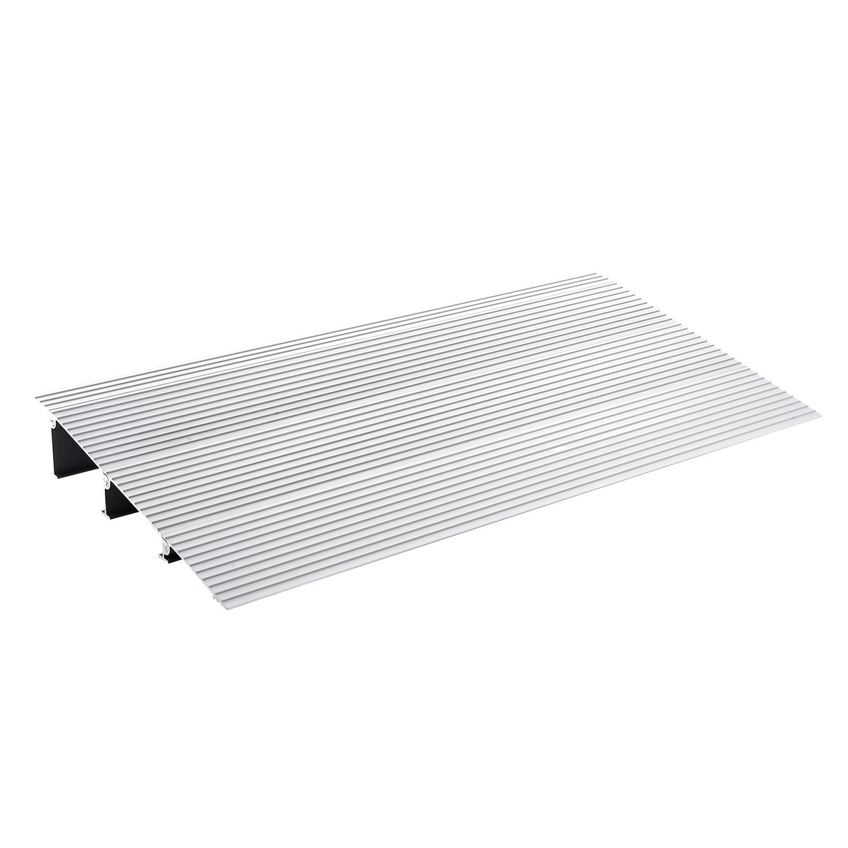 VEVOR Door Threshold Ramp, 3" Rise, 800 lbs Load Capacity, Door Ramp for Wheelchairs, Aluminum Threshold Ramp for Doorways, Adjustable Modular Threshold Ramp for Wheelchairs, Scooters, Power Chairs