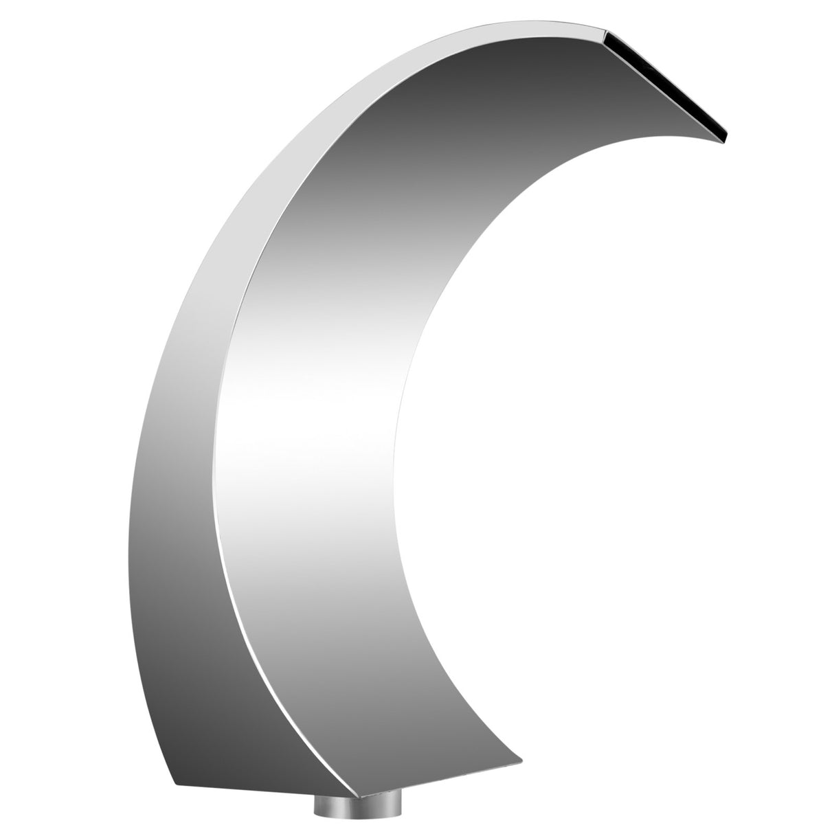 VEVOR Stainless Steel Pool Fountain 17.7 x 11.8 x 23.6 inches Pool Fountain Silver Pool Fountains for In Ground Pools Garden Outdoor Waterfalls Sheer Descent Pond Water Feature