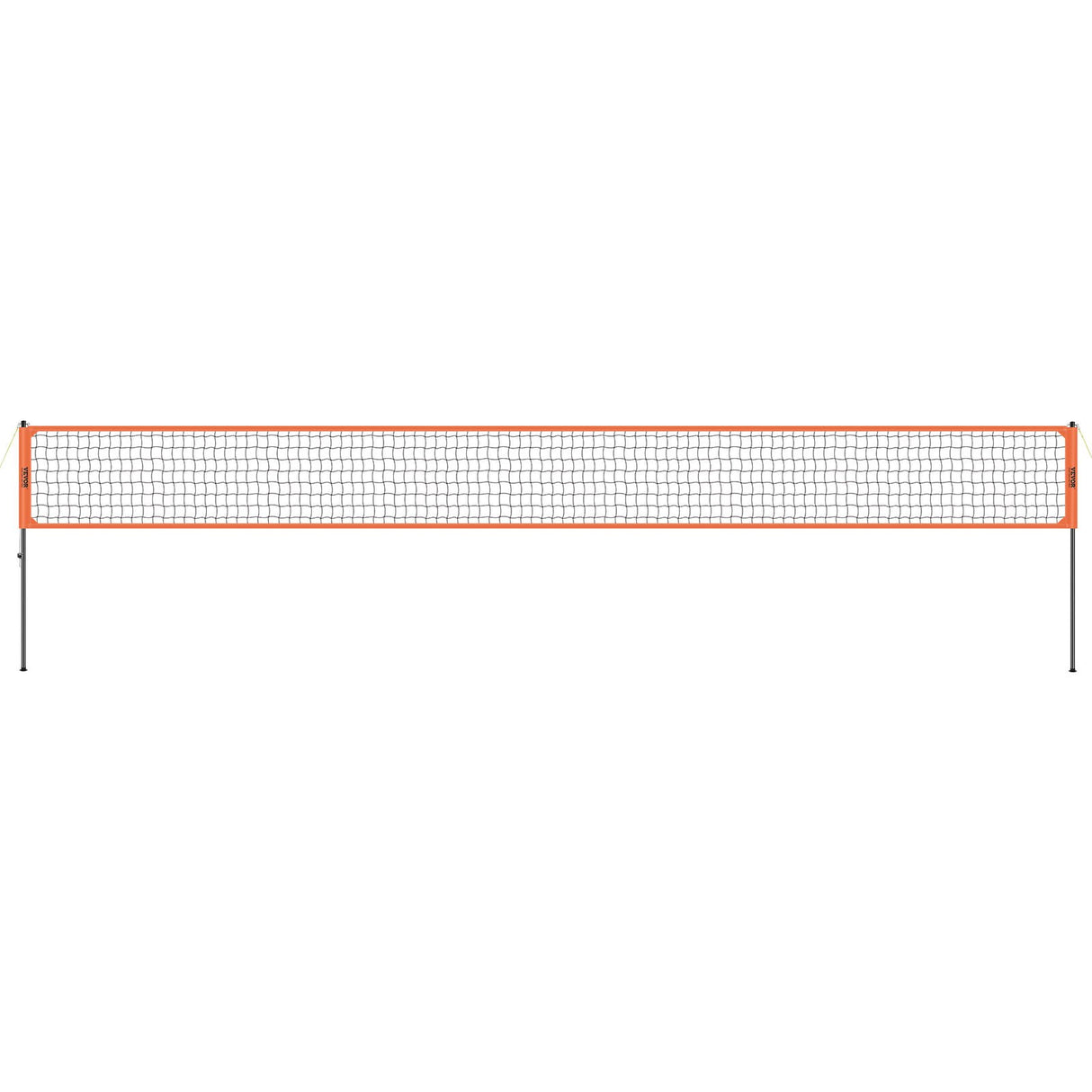 VEVOR Outdoor Portable Volleyball Net System, Adjustable Height Aluminum Poles, Professional Volleyball Set with PVC Volleyball, Pump, Carrying Bag, Heavy Duty Volleyball Net for Backyard, Beach, Lawn