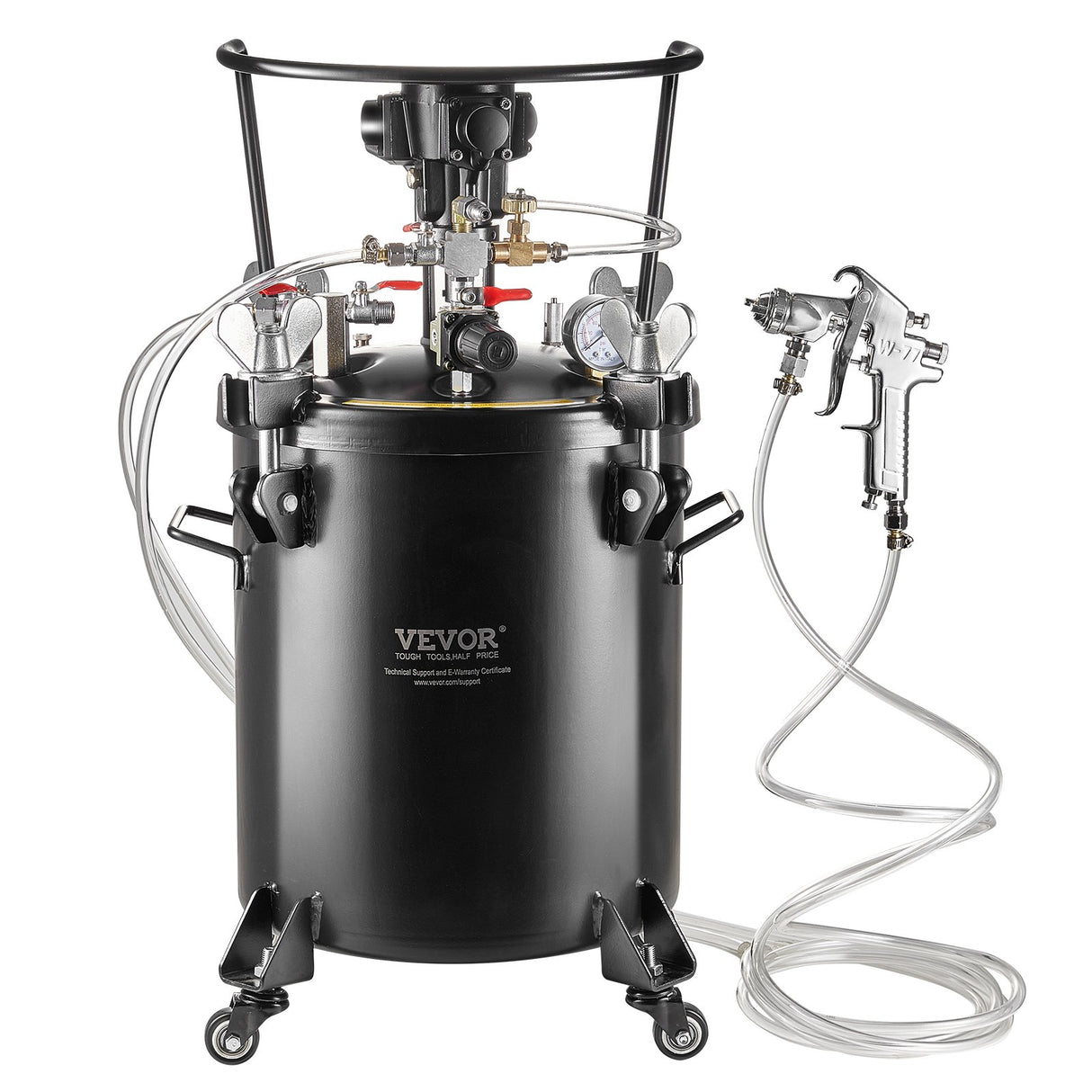 VEVOR Spray Paint Pressure Pot Tank 30 L/7.5 gal Fully Automatic Stirring 70 psi
