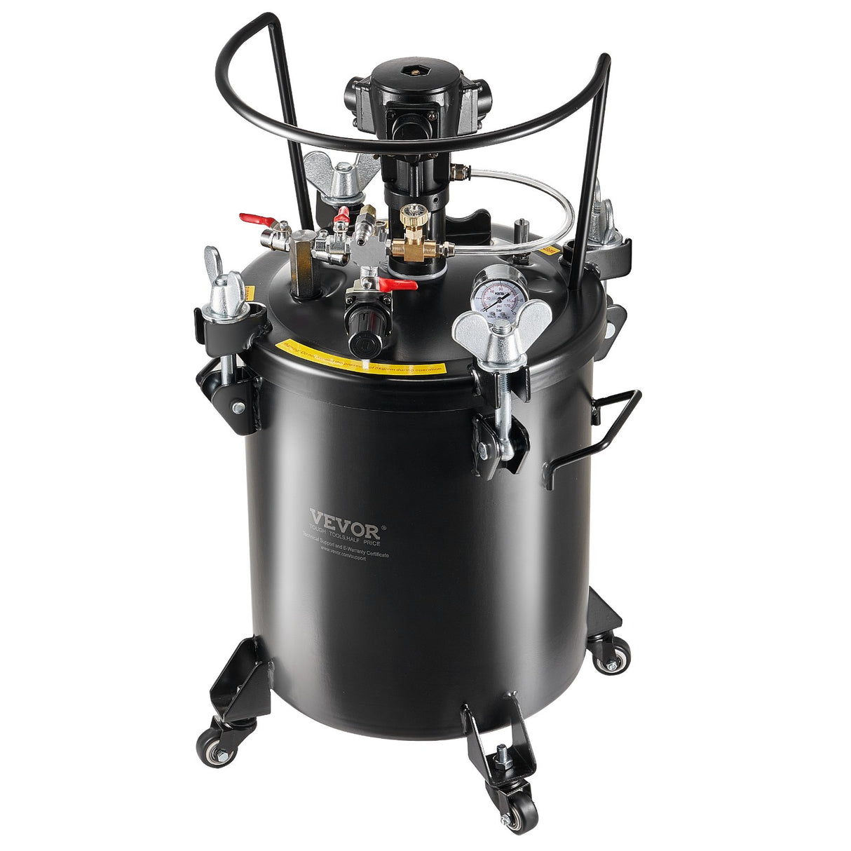 VEVOR Spray Paint Pressure Pot Tank 30 L/7.5 gal Fully Automatic Stirring 70 psi