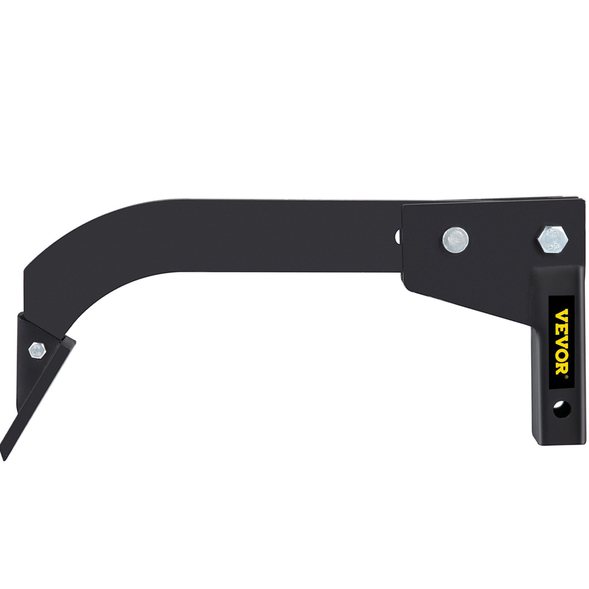 VEVOR Hitch Mounted Ripper, 40.6cm Shank Length Box Scraper Shank, 4 Hole Site Box Blade for Tractor, 2 Locating Pins Ripper Shank, 2 Plough Tips Box