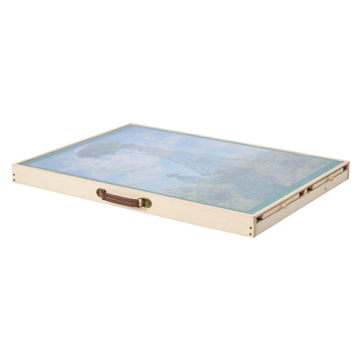 VEVOR 1500 Piece Puzzle Board with Folding Leg Portable Wooden Jigsaw 86x63cm