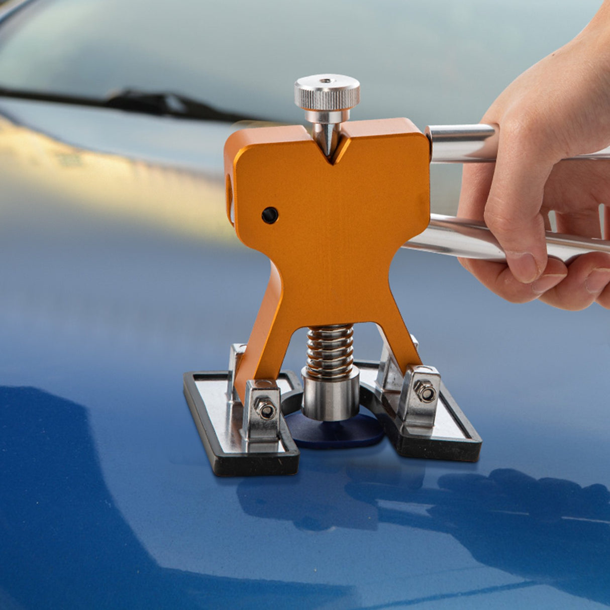 VEVOR Paintless Dent Removal Rods Stainless Steel Rod Tool Kit 89pcs Dent Repair