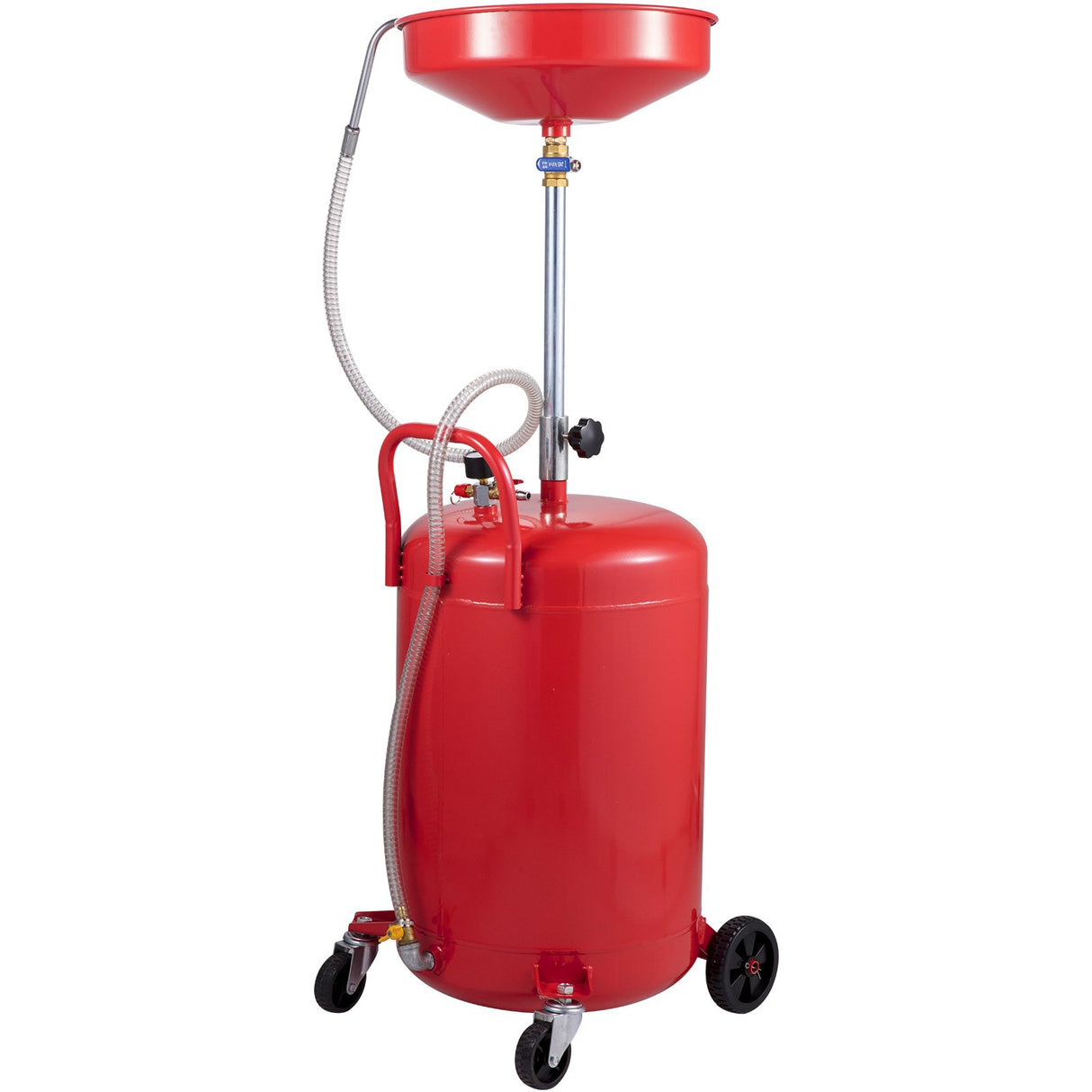 VEVOR Waste Oil Drain Tank Portable Oil Drain 20 Gallon Air Operated Drainer