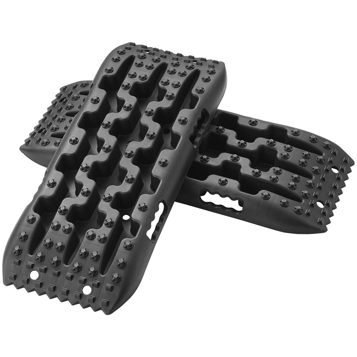 VEVOR 2PCS Traction Boards with PP for Mud Snow Sand Storage Bag Short Black