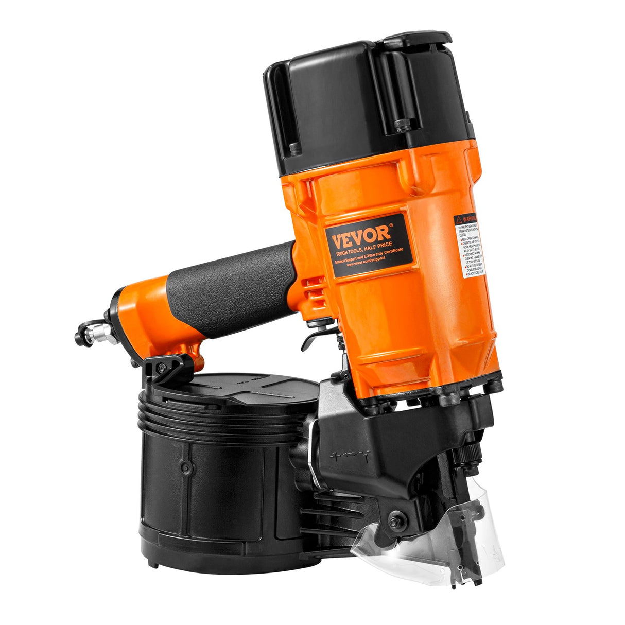 VEVOR CN83N Coil Siding Nailer 50mm to 83mm 15 Degree Pneumatic Nail Gun