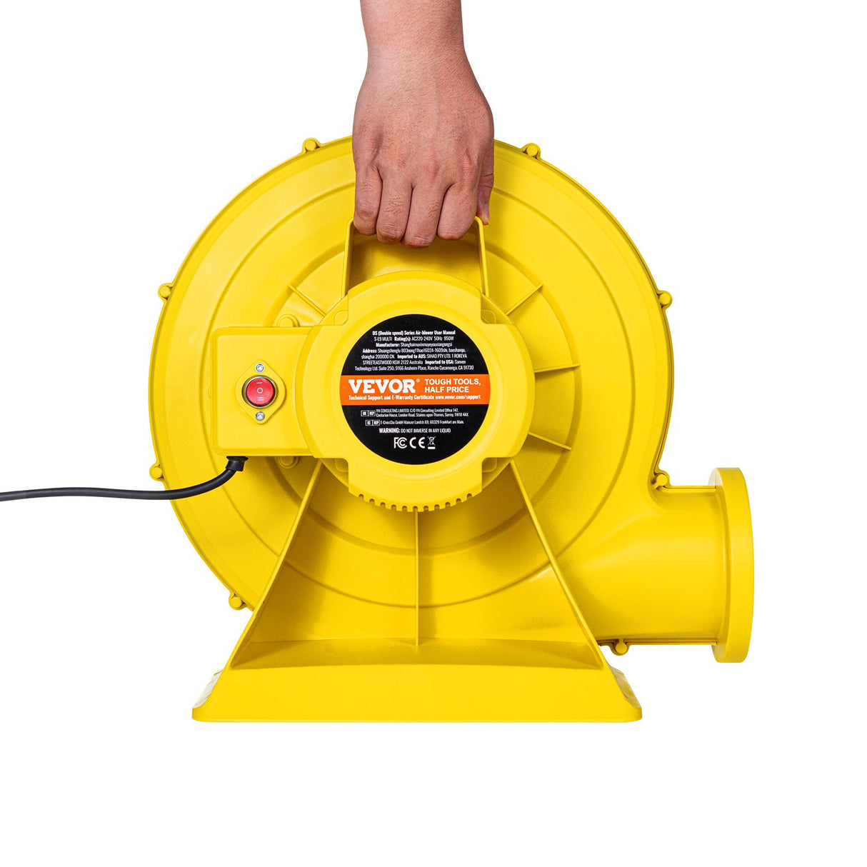 VEVOR Inflatable Bounce House Blower 1.2&1.3HP 950W for Commercial Bounce House