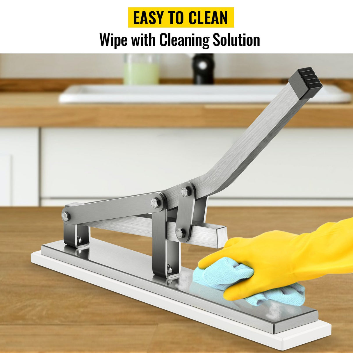 VEVOR Stone Crab Cracker with 2 Seafood Picks, Aluminum & Stainless Steel Construction Shellfish Shucker, Seafood Tools Set for Lobster and Crab Legs