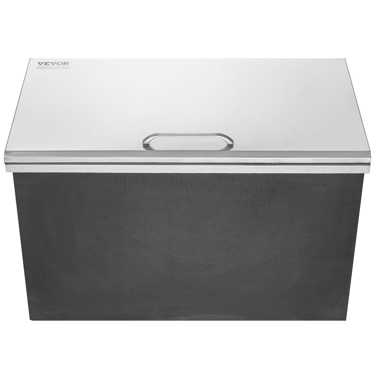 VEVOR Drop in Ice Chest, 24"L x 20"W x 15"H Stainless Steel Ice Cooler, Commercial Ice Bin with Hinged Cover, 40 qt Outdoor Kitchen Ice Bar, Drain-