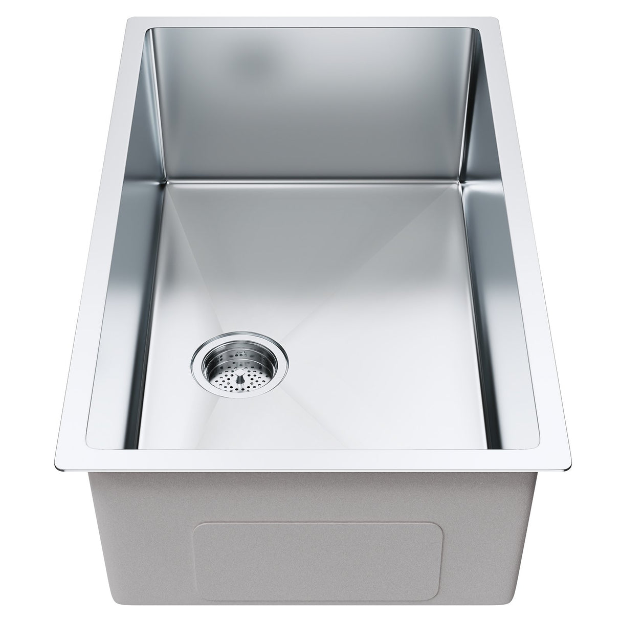 VEVOR Kitchen Sink, 304 Stainless Steel Drop-In Sinks, Undermount Single Bowl Basin with Accessories(Pack of 3), Household Dishwasher Sinks for
