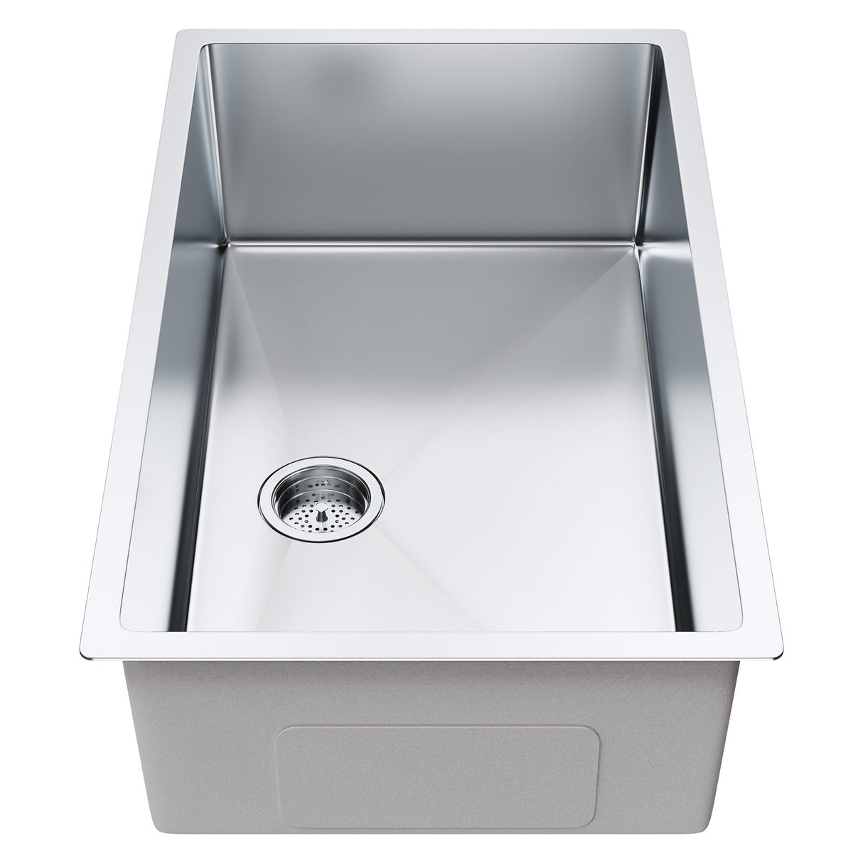 VEVOR Kitchen Sink, 304 Stainless Steel Drop-In Sinks, Undermount Single Bowl Basin with Accessories(Pack of 3), Household Dishwasher Sinks for