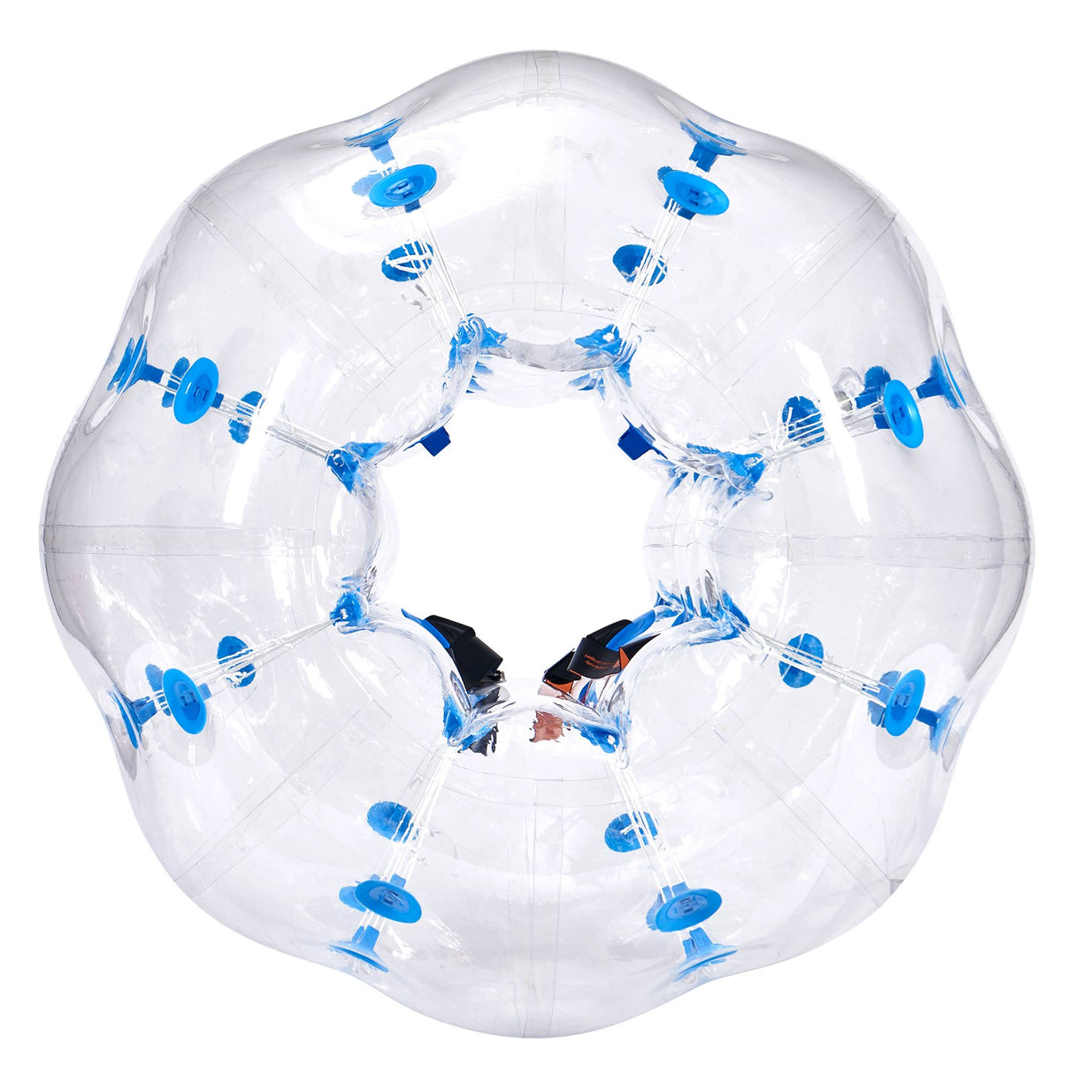 VEVOR Inflatable Bumper Ball 1-Pack, 4FT/1.2M Body Sumo Zorb Balls for Teen & Adult, 0.8mm Thick PVC Human Hamster Bubble Balls for Outdoor Team