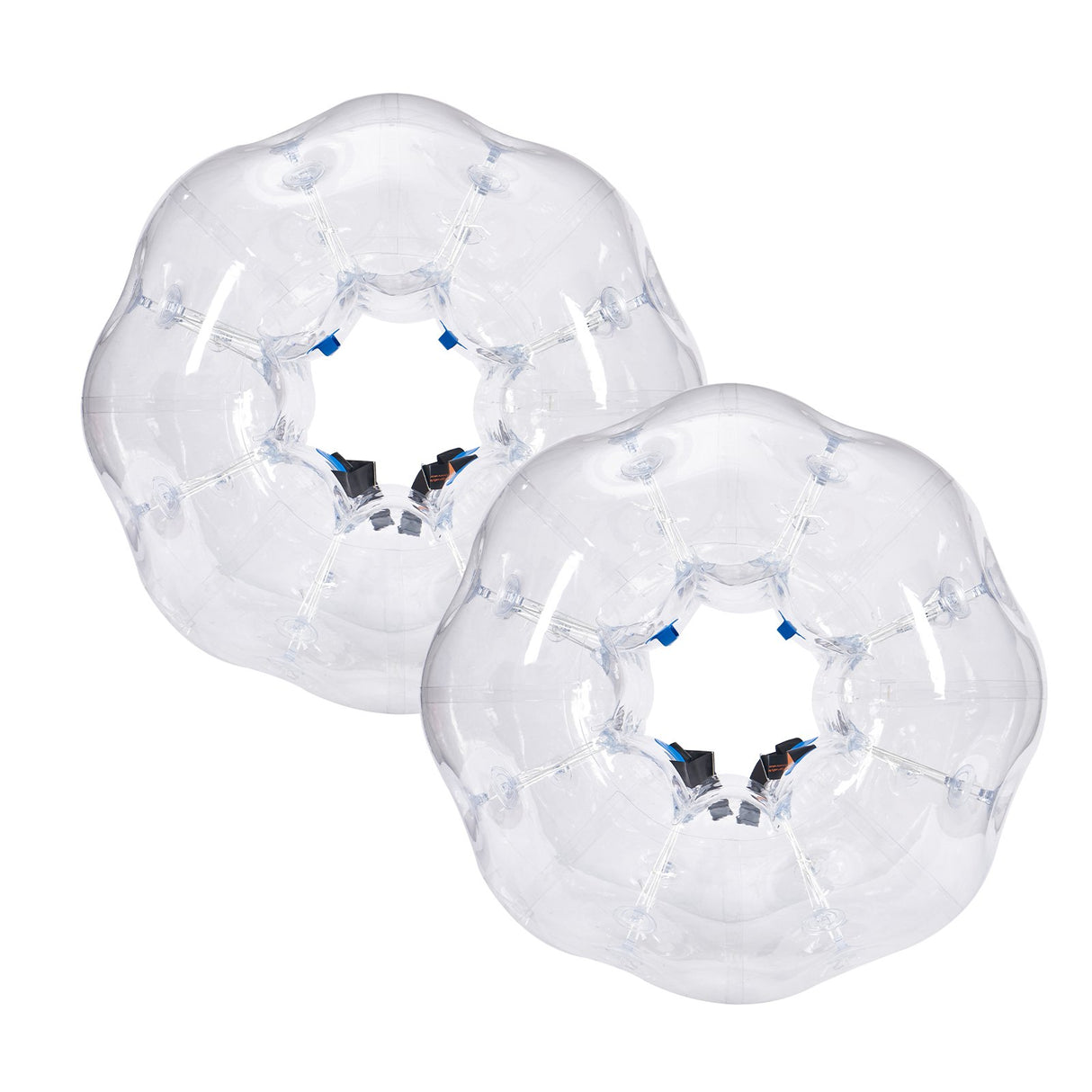 VEVOR Inflatable Bumper Balls 2-Pack, 4FT/1.2M Body Sumo Zorb Balls for Teen & Adult, 0.8mm Thick PVC Human Hamster Bubble Balls for Outdoor Team Gaming Play, Bumper Bopper Toys for Garden, Yard, Park