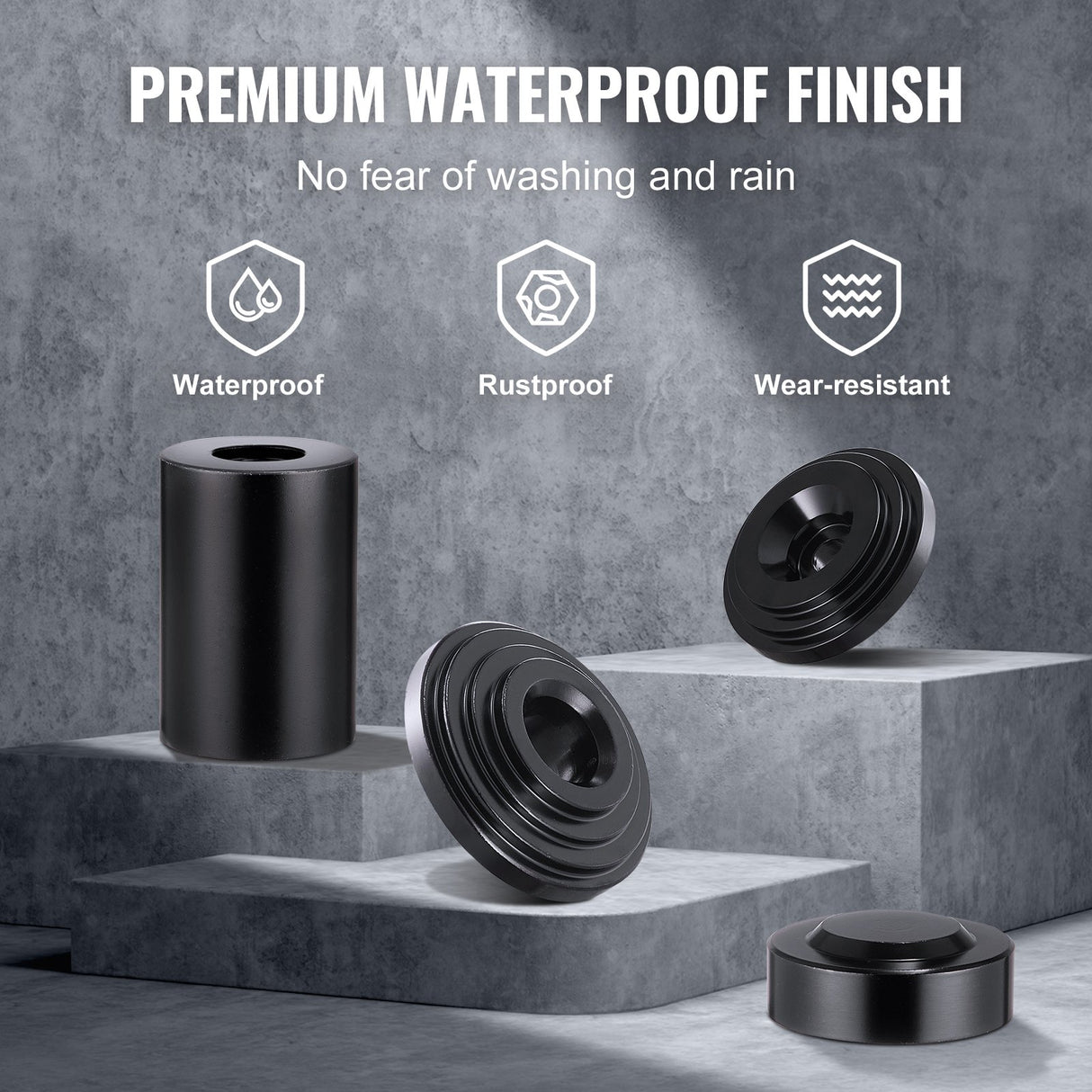 VEVOR Ball Joint Press Kit, 10 pcsTool Kit, C-press Ball joint Remove and Install Tools, for Most 2WD and 4WD Cars, Heavy Duty Ball Joint Repair Kit for Automotive Repairing