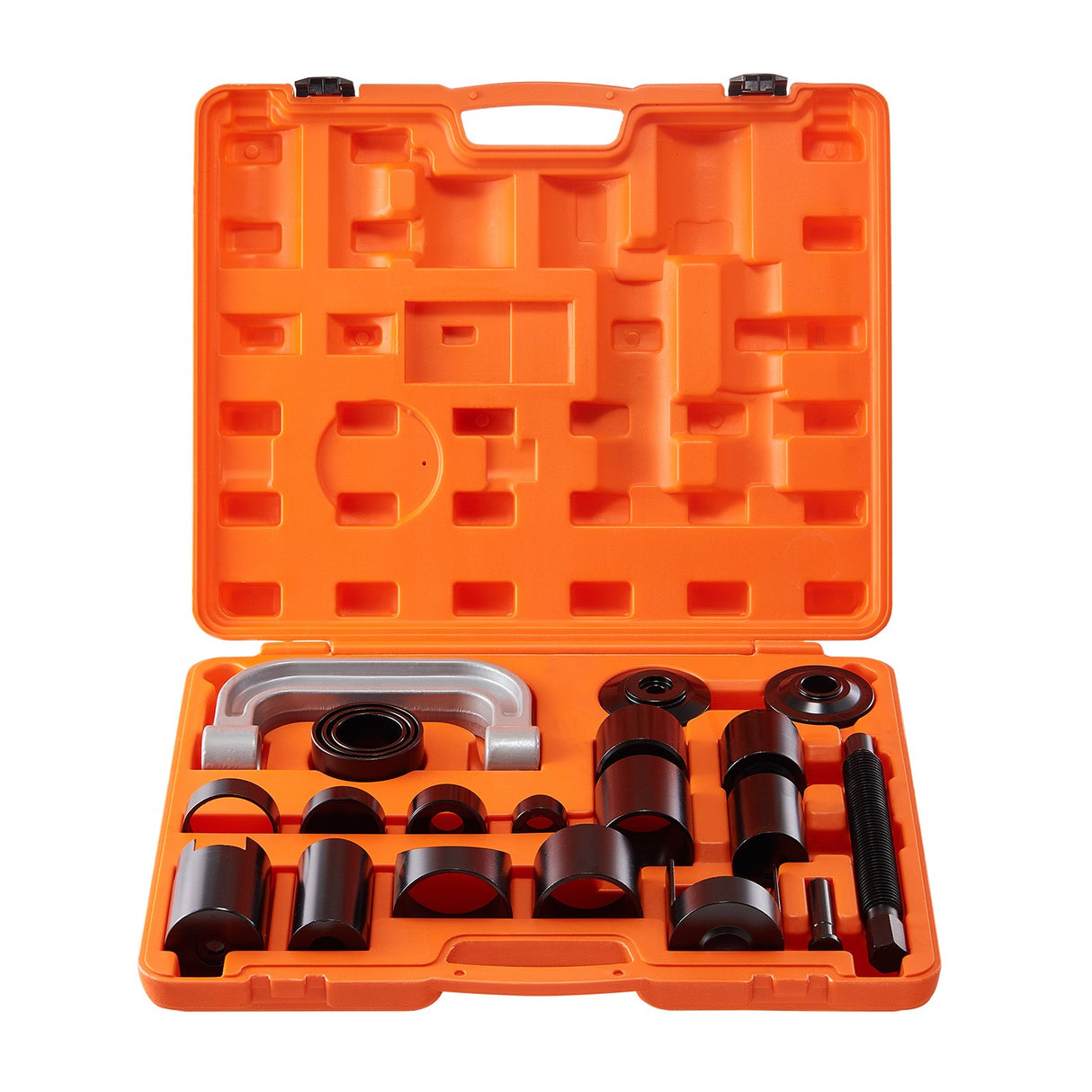 VEVOR Ball Joint Press Kit, 21 pcs Tool Kit, C-press Ball joint Remove and Install Tools, for Most 2WD and 4WD Cars, Heavy Duty Ball Joint Repair Kit for Automotive Repairing