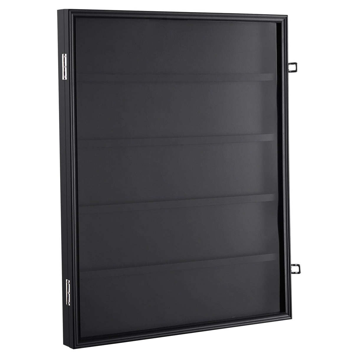 VEVOR 35 Graded Sports Card Display Case, 617 x 775 x 55 mm, Baseball Card Display Frame with 98% UV Protection Clear View PC Glass, Lockable Wall