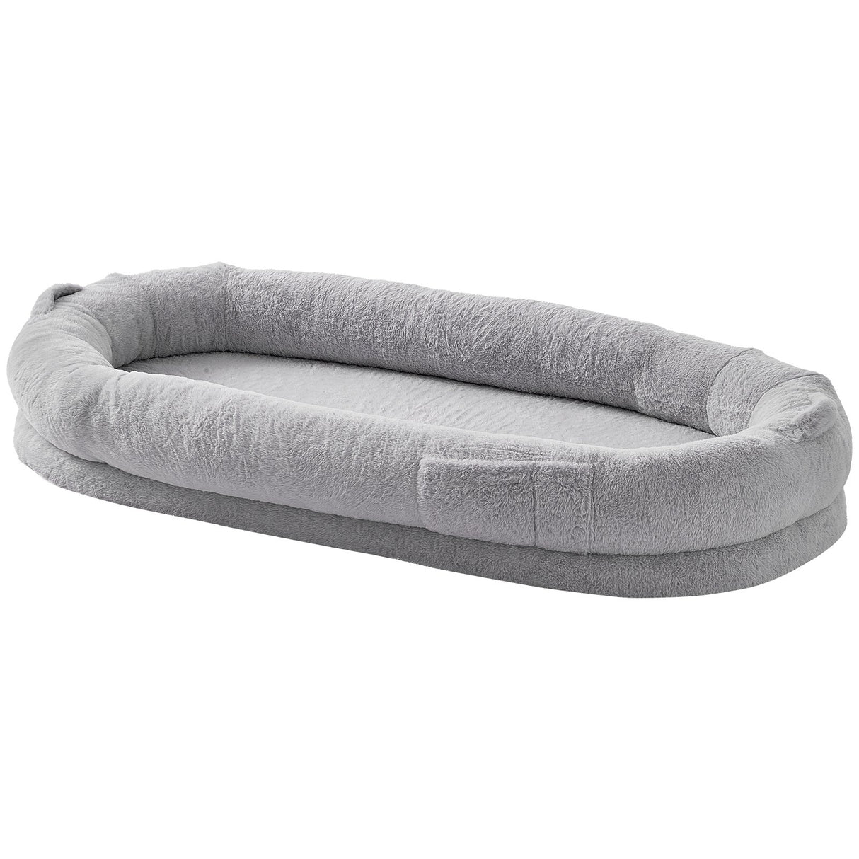 VEVOR Human Dog Bed 1720x890x250 mm Human Size Dog Bed Washable Faux Rabbit Fur