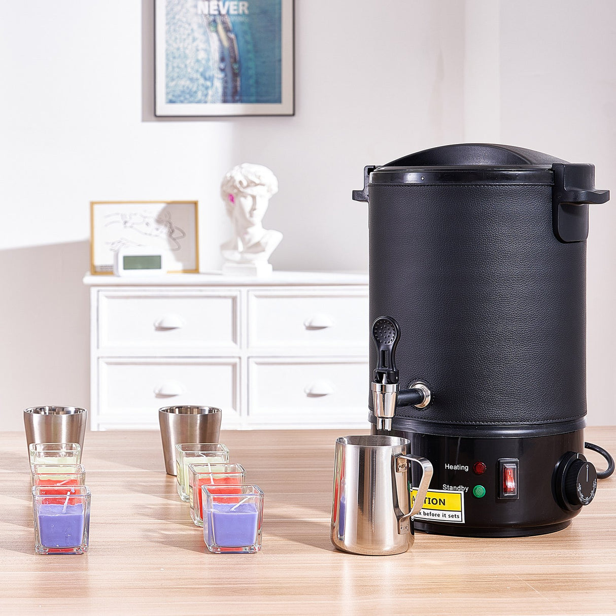 Wax Melter for Candle Making 6.5Liter Electric Pot Commercial or Home Use