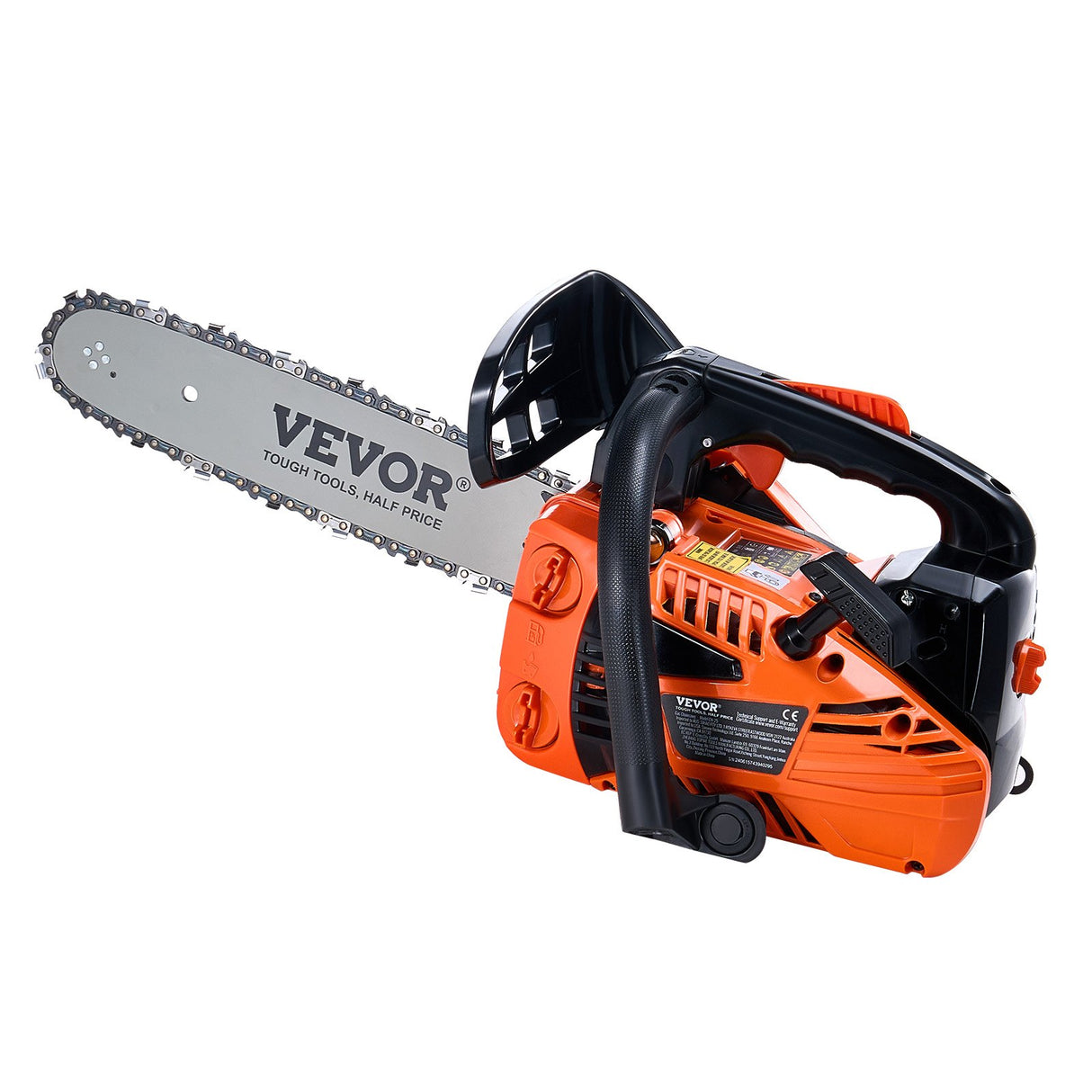 VEVOR 25.4CC 304.8mm Gasoline Chainsaw Powered Wood Cutting Engine Gas Chain Saw