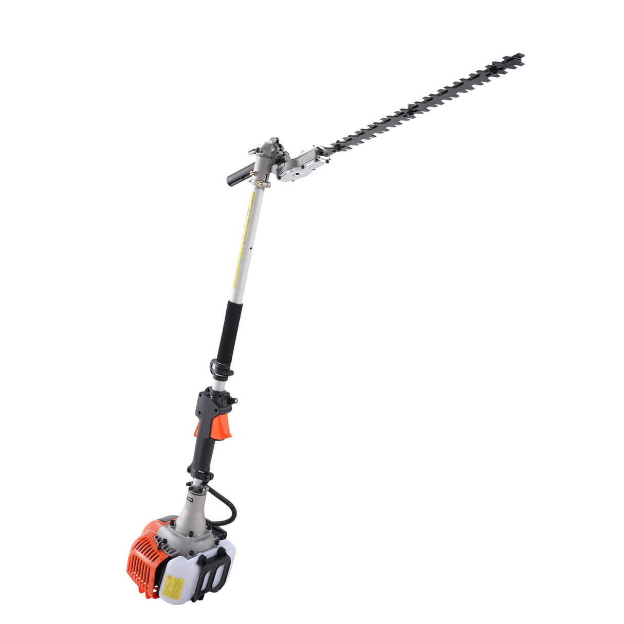 VEVOR 15.7-inch 26CC 2 Cycle Gas Hedge Trimmer, Gas Powered Pole Hedge Trimmer with Dual Sided Dual Action Blade, Adjustable Trimmer Head, Suitable