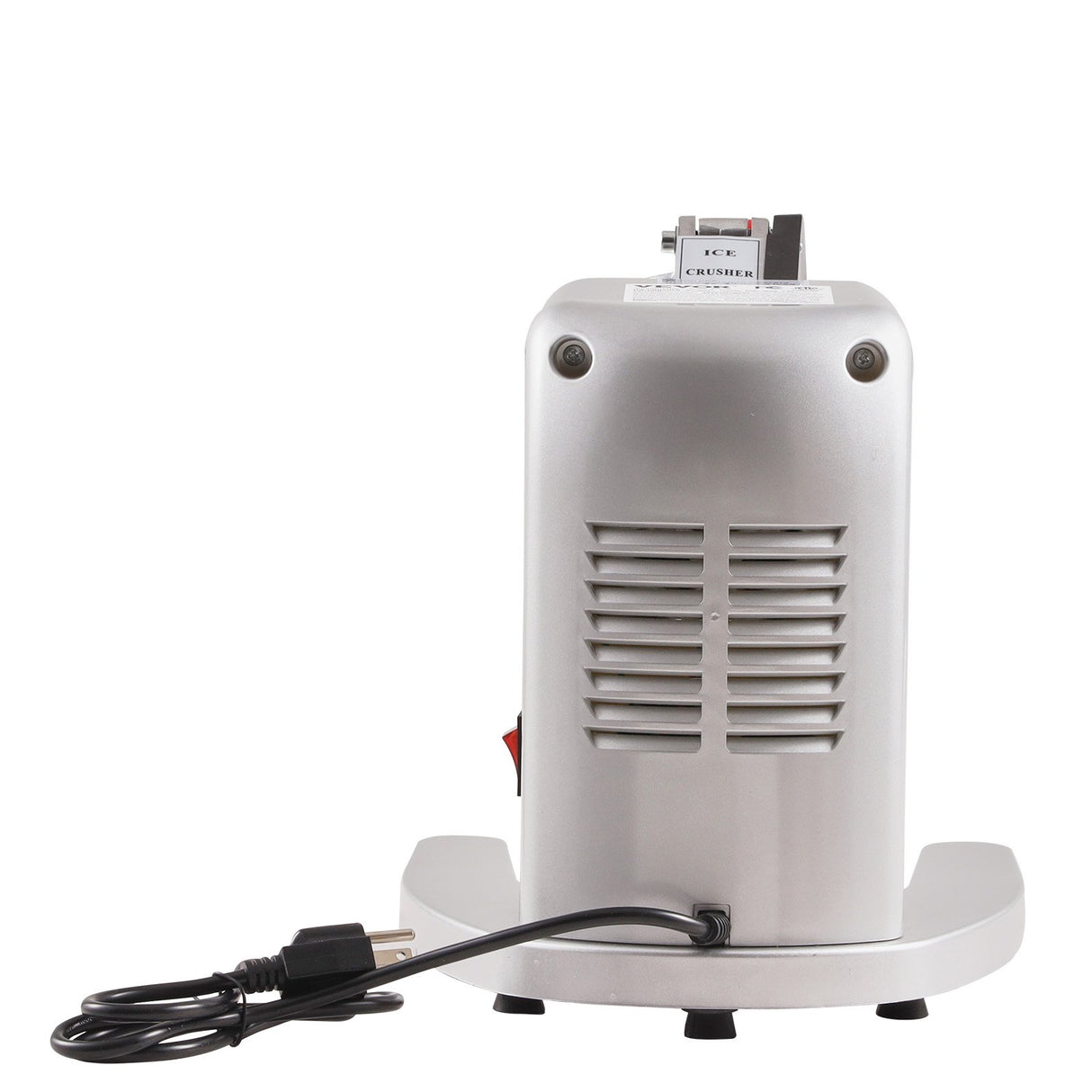 VEVOR Ice Crushers Machine, 220lbs Per Hour Electric Snow Cone Maker with 4 Blades, 300W Electric Ice Crusher with Cover and Bowl for Home and Commercial Use, Silver