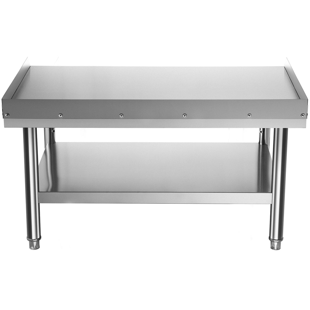 VEVOR Stainless Steel Equipment Grill Stand, 152x76x61 cm Stainless Table, Grill Stand Table with Adjustable Storage Undershelf, Equipment Stand Grill