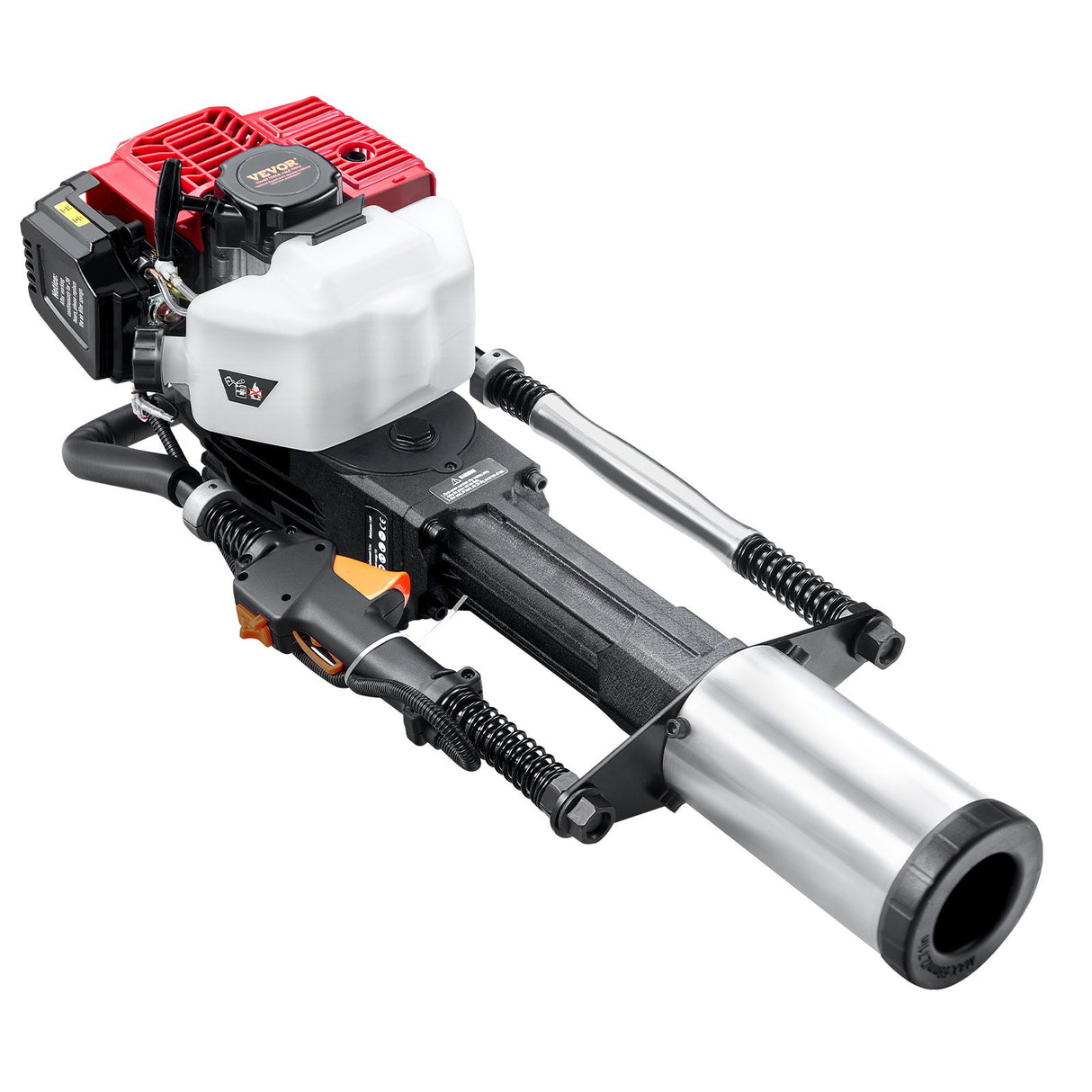 VEVOR 52cc Gas-Powered T Post Driver 2-Stroke Fence Piling Pounder w/ 3 Head