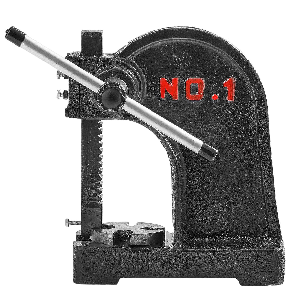 VEVOR Arbor Press, 1 Ton Manual Arbor Press, 5.9" Maximum Height, Cast Iron Heavy-duty Manual Desktop Arbor Press, Precision Hand Press for Stamping,