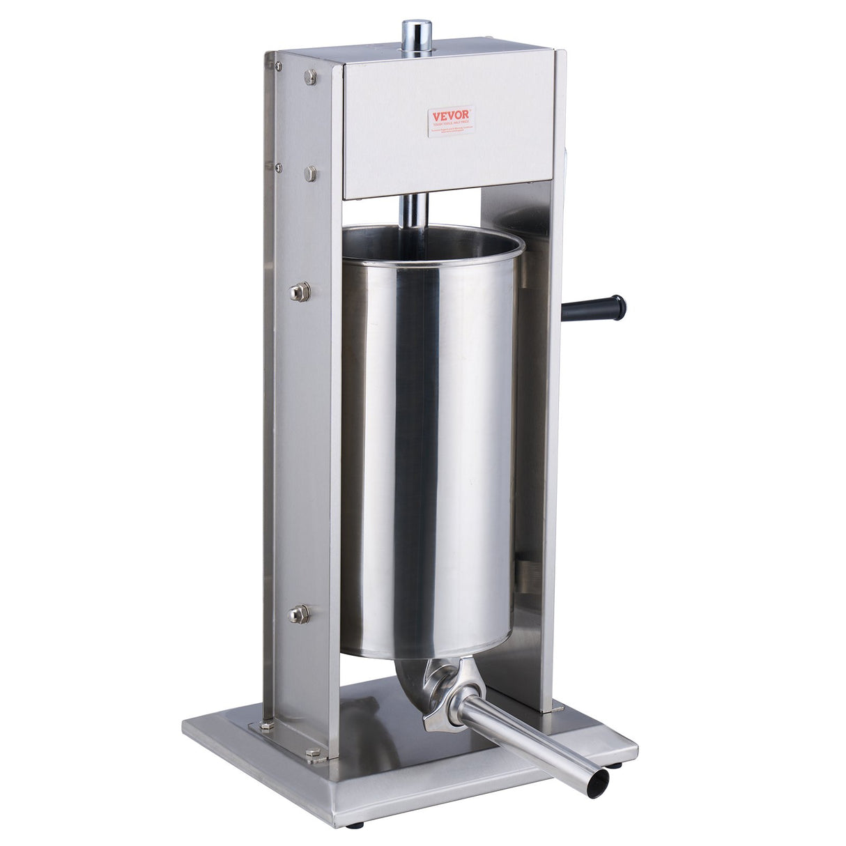 VEVOR Manual Sausage Stuffer 15 L Vertical Sausage Machine 304 Stainless Steel