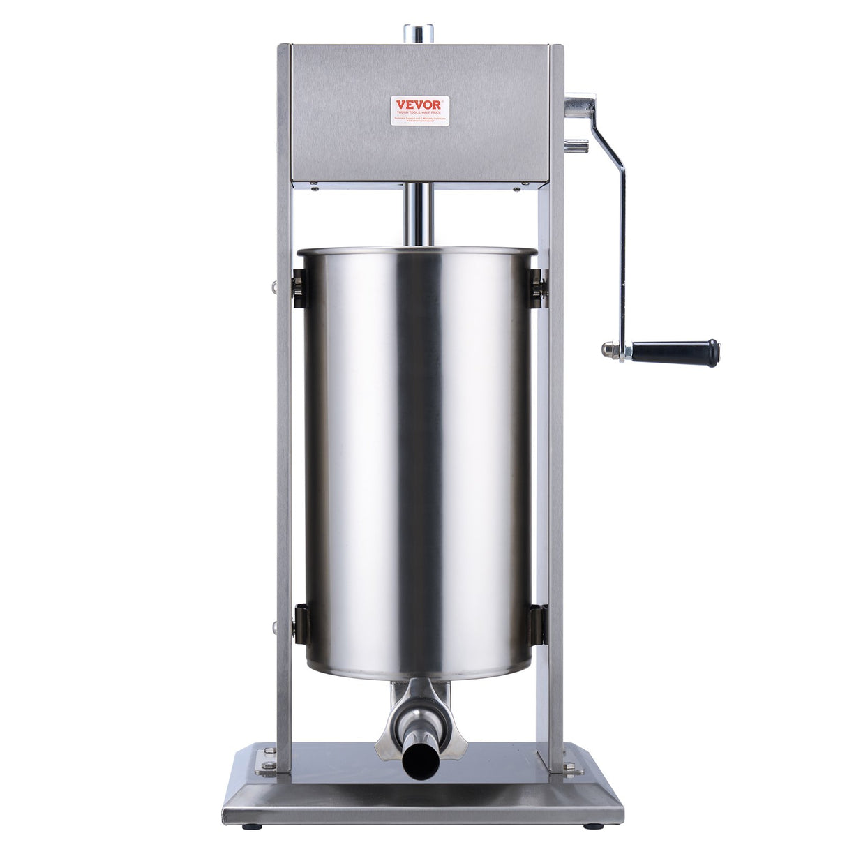 VEVOR Manual Sausage Stuffer 15 L Vertical Sausage Machine 304 Stainless Steel