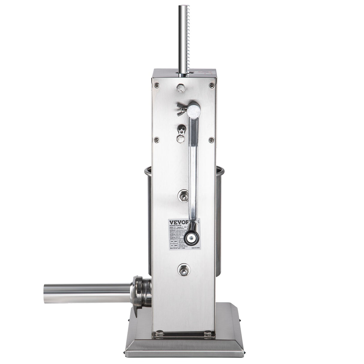 VEVOR Sausage Stuffer 5LBS/3L Capacity Homemade Sausage Maker Stainless Steel