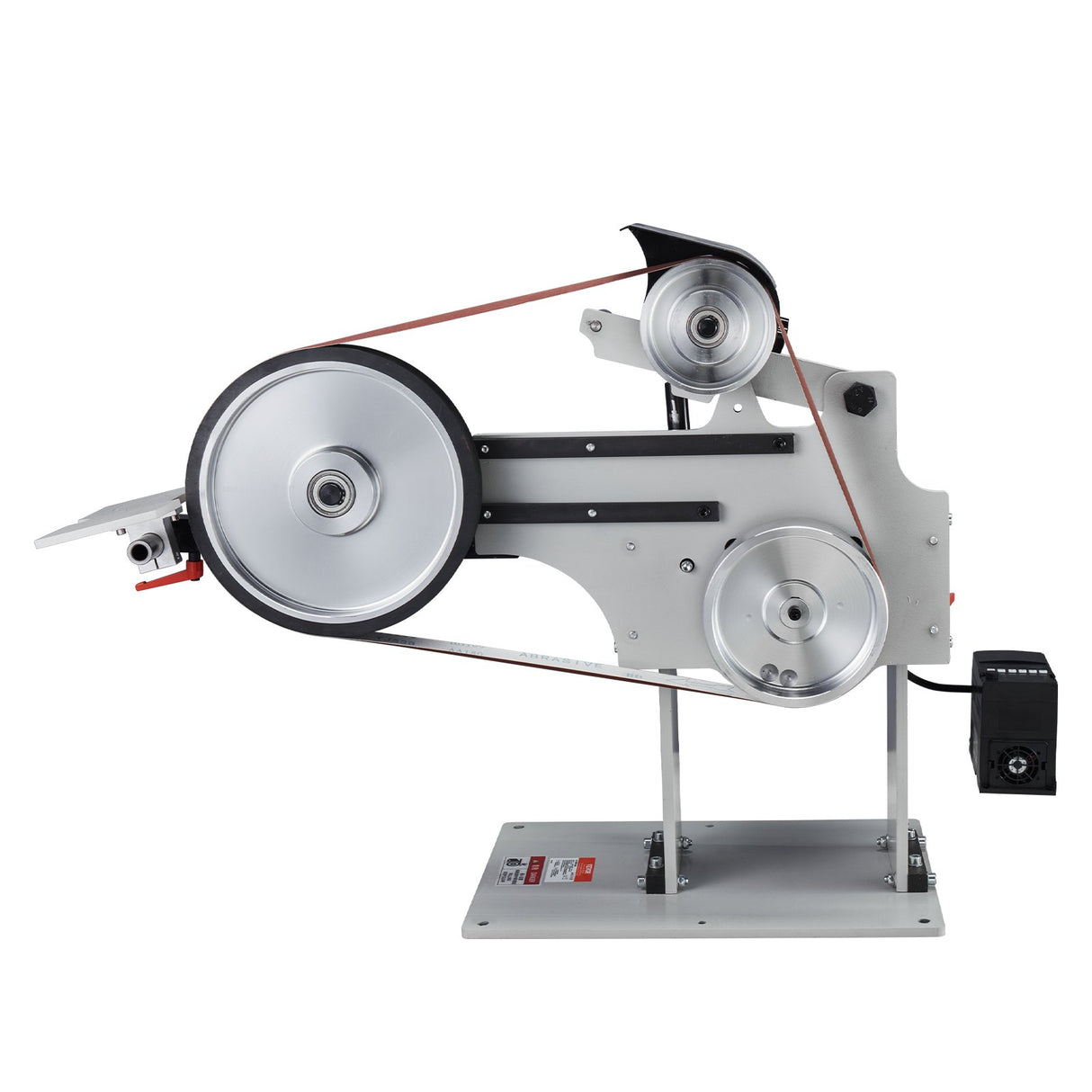VEVOR Belt Grinder Sander 72 x 2-Inch Belt Polisher with VFD 3 Grinding Moulds