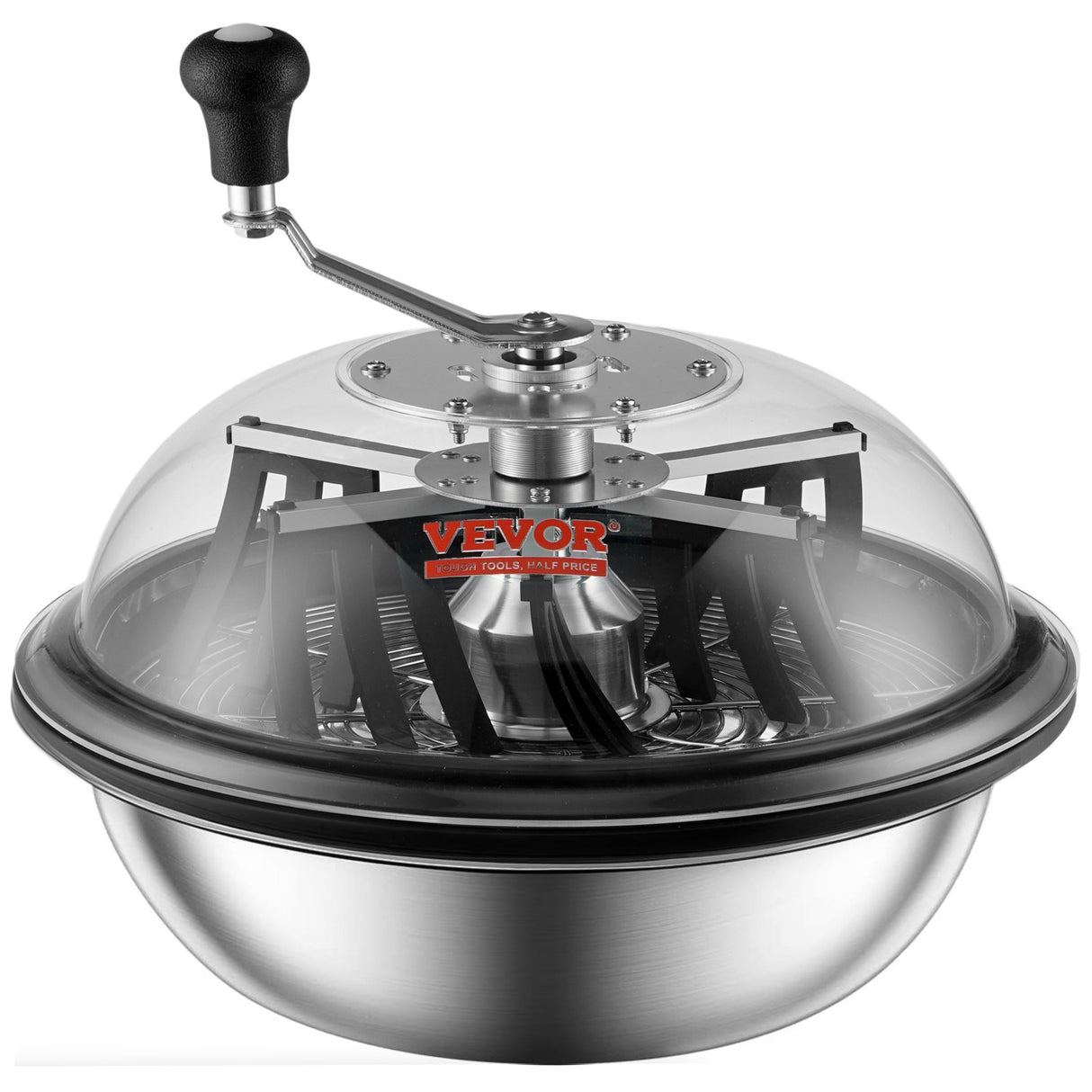 VEVOR Leaf Bowl Trimmer 16'' Manual Bud Trimmer with Stainless-Steel Blades